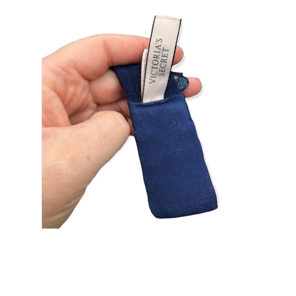 Victorias Secret Bra 34DD Drk Blue Light Blue Lace Push Up Soft Padded 34 DD - Picture 6 of 6